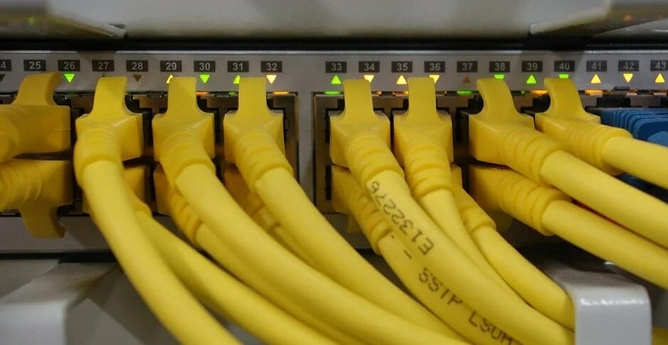 yellow cables