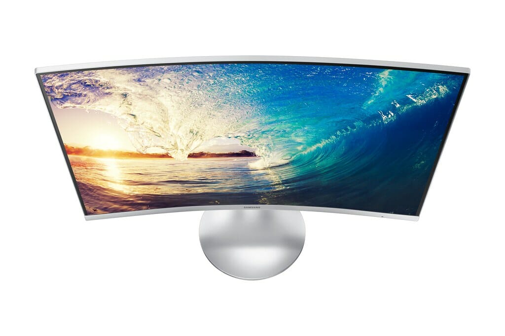 curved LED monitor