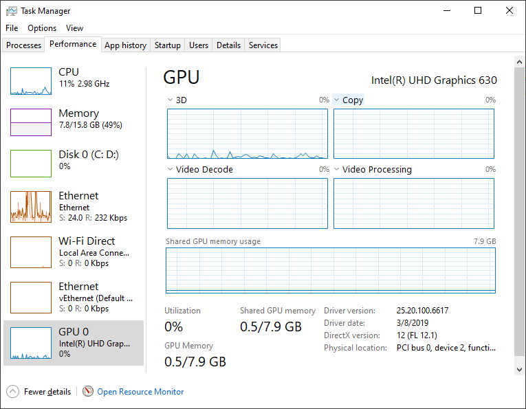 GPU performance capture