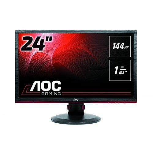 AOC on a monitor