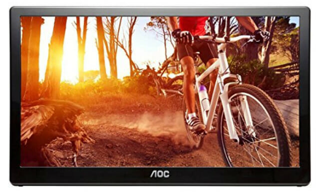 AOC e1659Fwu 16-Inch USB-Powered Portable LCD Monitor