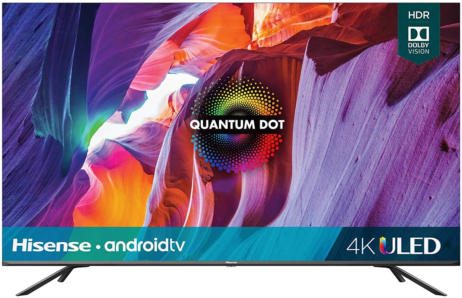  Hisense 55-Inch Class H8 Quantum Series Android 4K ULED Smart TV