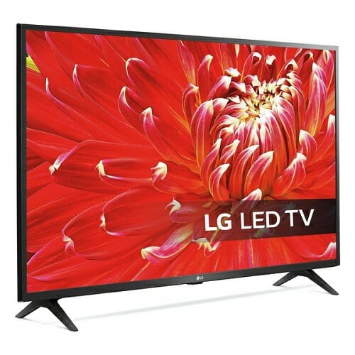 LG led tv with a flower