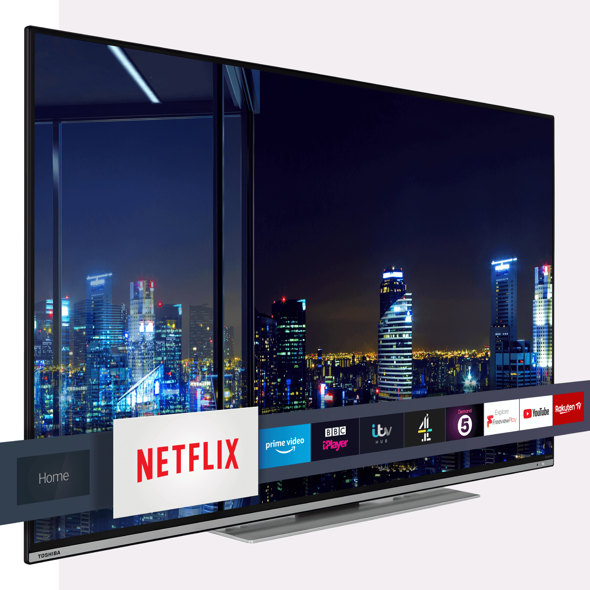 Toshiba TV with netflix and other channels