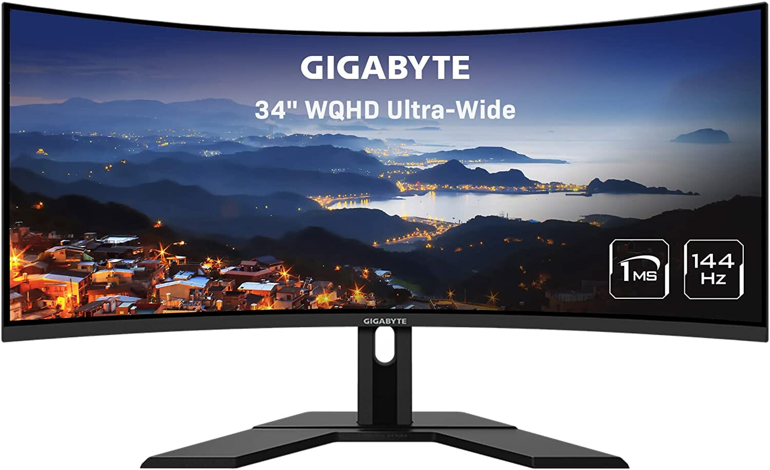 GIGABYTE G34WQC A 34" 144Hz Ultra-Wide Curved Gaming Monitor